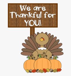 We are Thankful for You